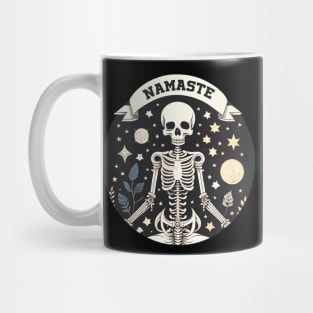 Namaste Skull Mug